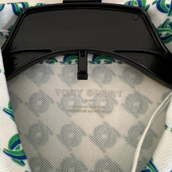 NWT New Tory Burch Tory Sport Court Green Topspin Shirt Size Small - Picture 5 of 9